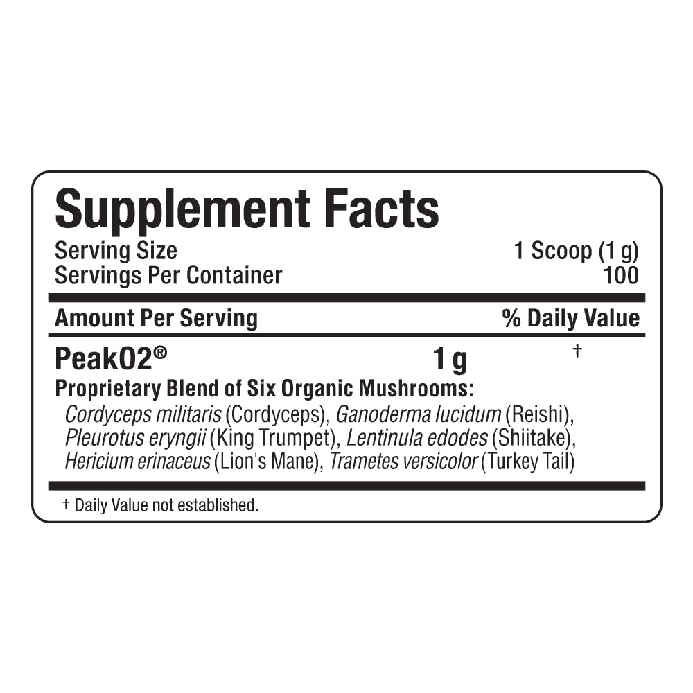 ALLMAX PEAKO2 Adaptogen Powder, 3.53 oz