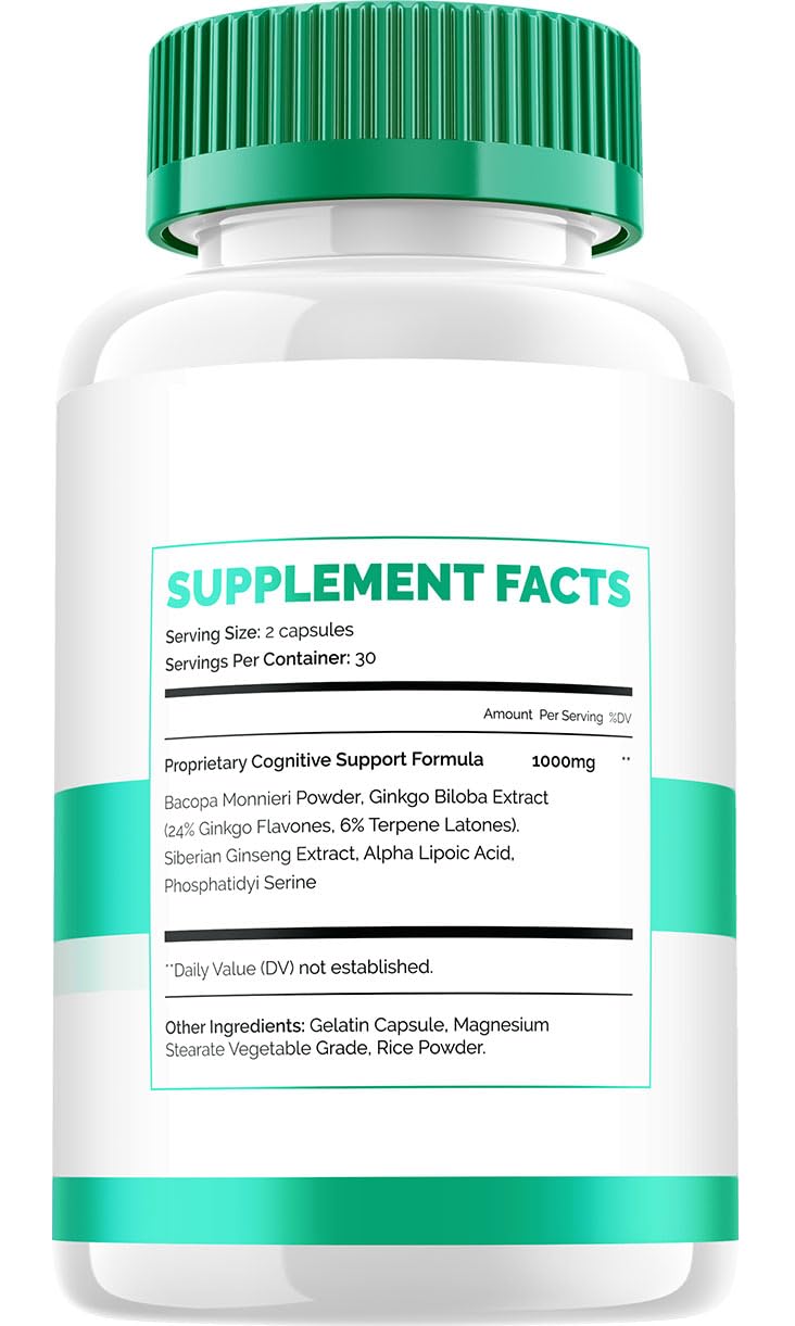 Indelo Vertigenics Brain Supplement Capsules, 120 Capsules