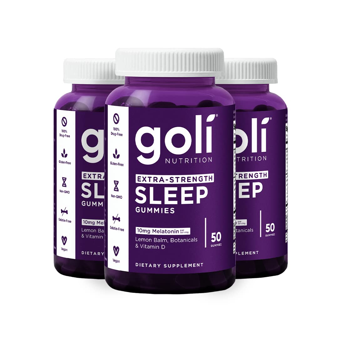 Goli Extra Strength Sleep Gummy 10mg Melatonin, 150 Count