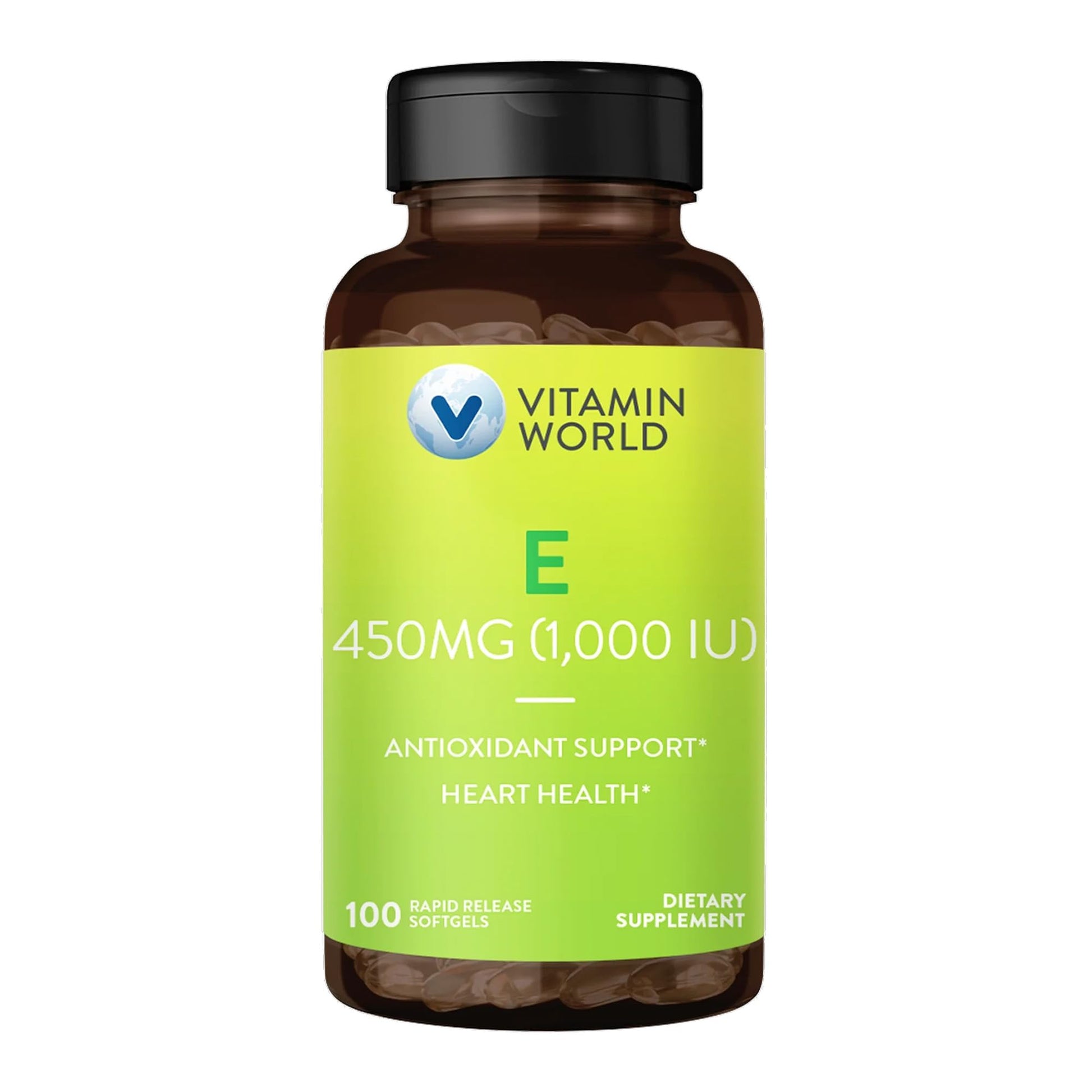 Vitamin World Vitamin E 1000 IU Softgels, 100 Count