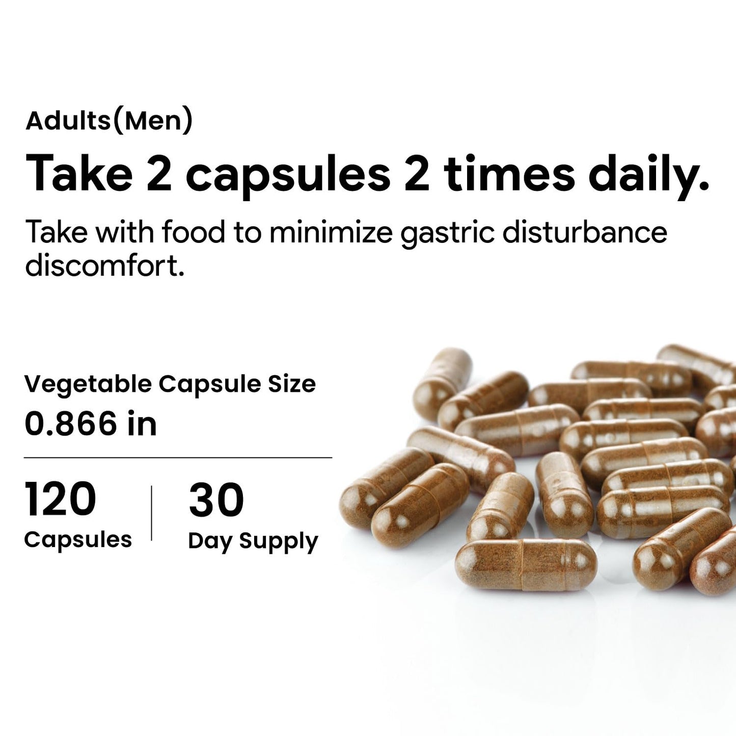 Nutridom Saw Palmetto 500mg Capsules, 120 Count