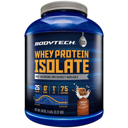 BodyTech Whey Protein Isolate Powder 80 Servings
