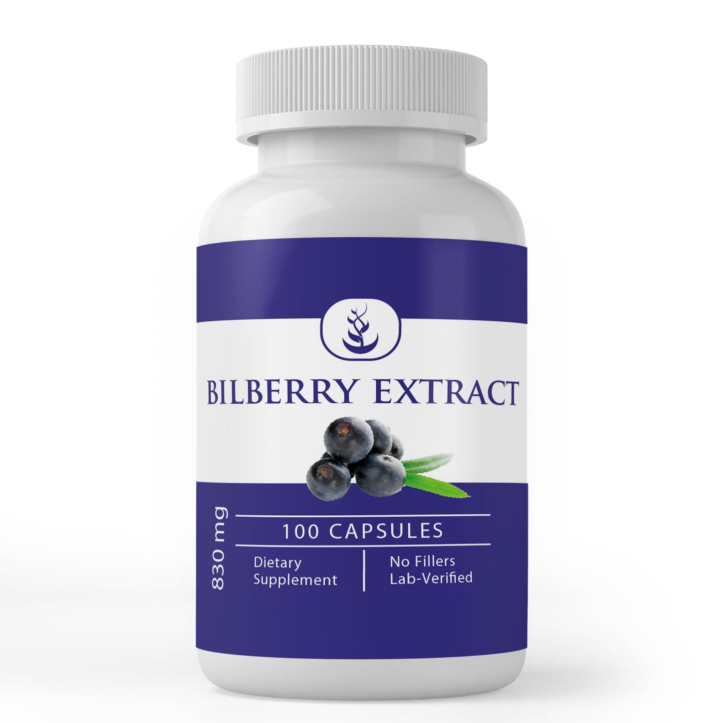 PURE ORIGINAL INGREDIENTS Bilberry Extract Capsules 100 Count