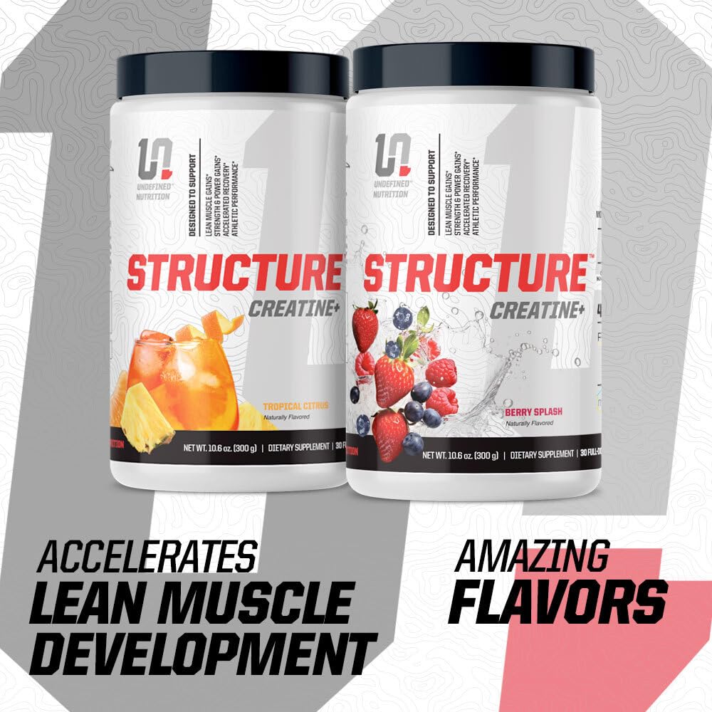 Undefined Nutrition Structure Creatine+ by Brian Shaw Powder 10.6 oz