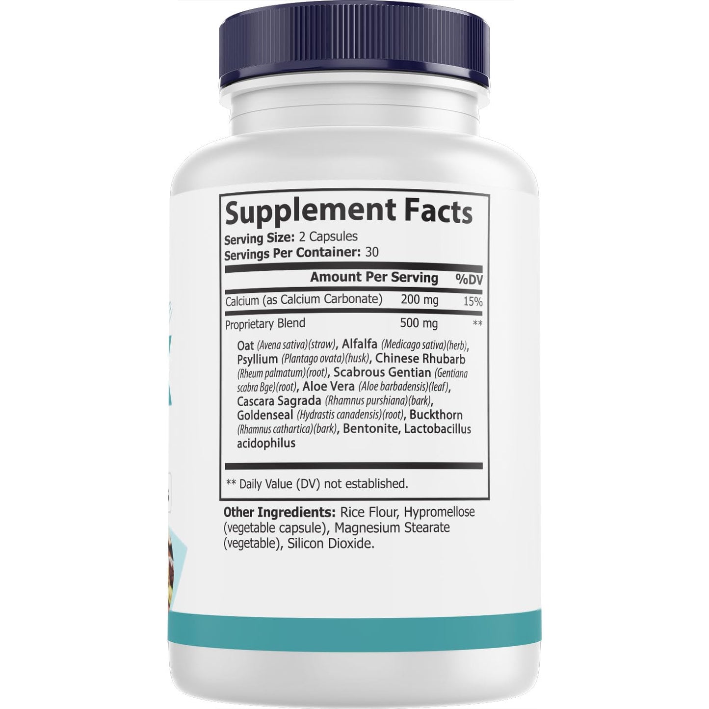 Loatia Labs 15 Day Cleanse 2X - Double Gut & Colon Support - Advanced Gut Cleanse Detox for Women & Men with Alfalfa, Cascara Sagrada, Probiotics & Psyllium Husk, 60 Capsules