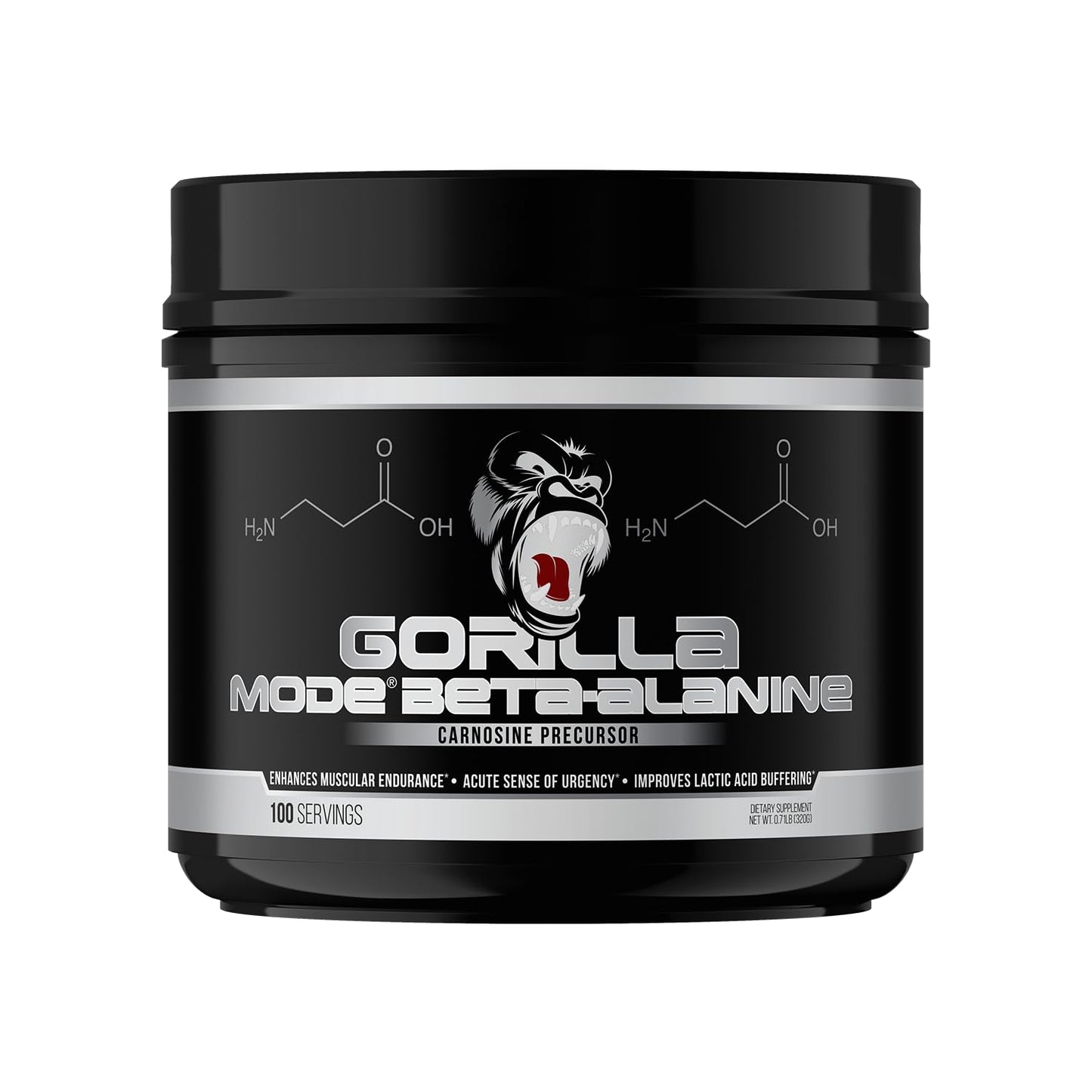 Gorilla Mind Beta-Alanine Carnosine Precursor Powder, 6.77 Ounce