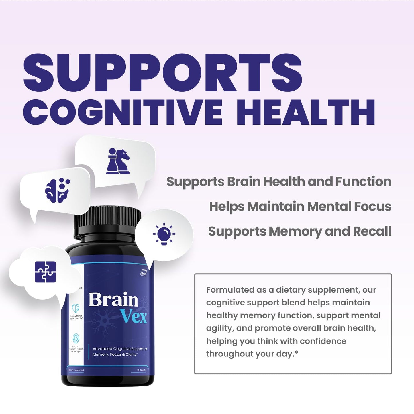 Indelo Brain Vex Capsules 60 Count