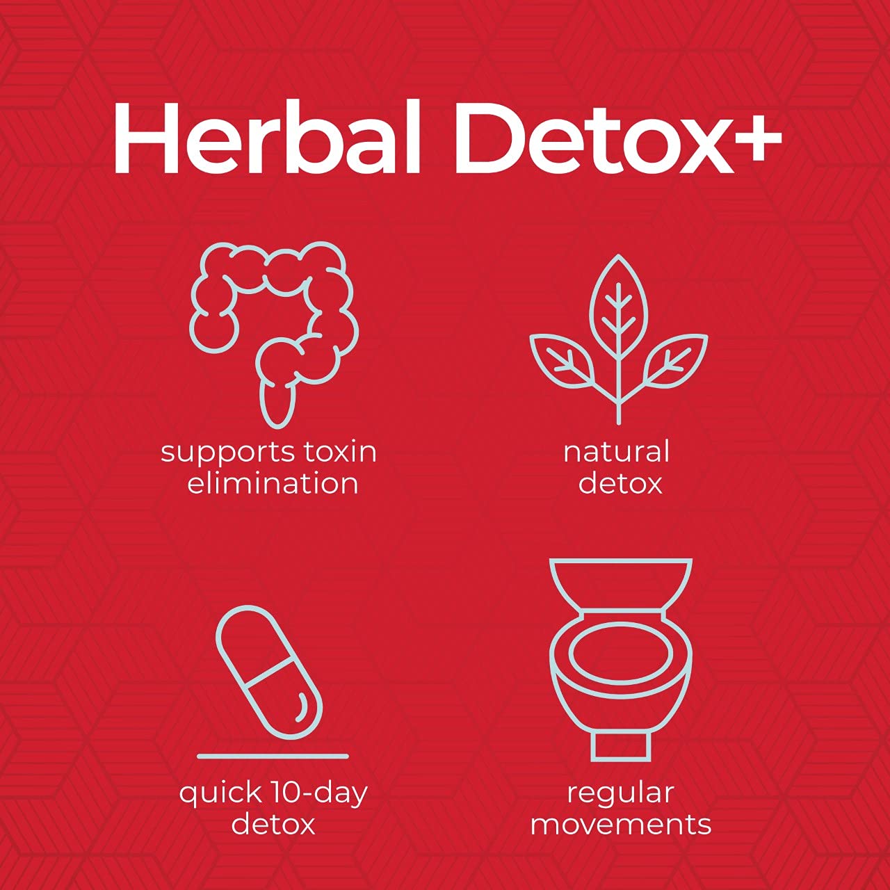 Health Plus Herbal Detox+ (10-Day Cleanse) Capsule 40 Count