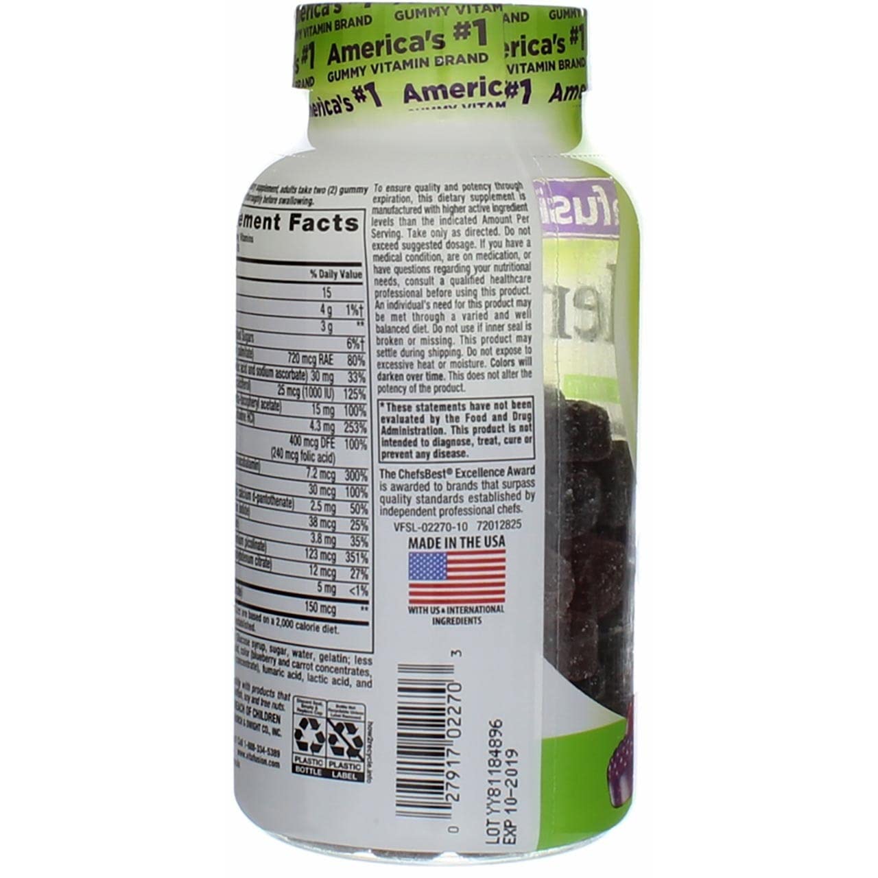 iPoplor Men's Complete Multivitamin Gummies 300 Count