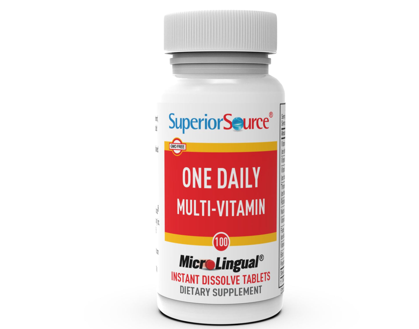Superior Source One Daily Multi-Vitamin Tablet, 100 Tablets