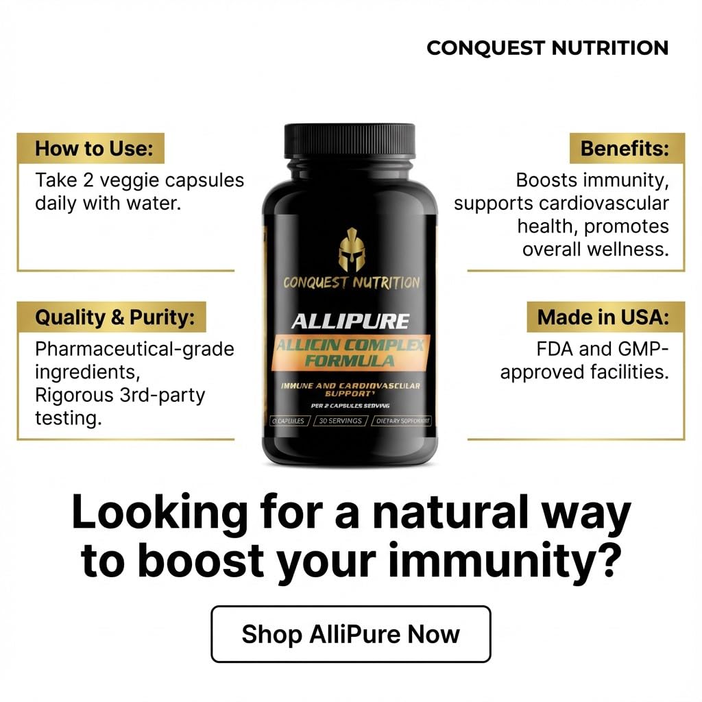 Conquest Nutrition AlliPure Allicin Complex Capsule 60 Count