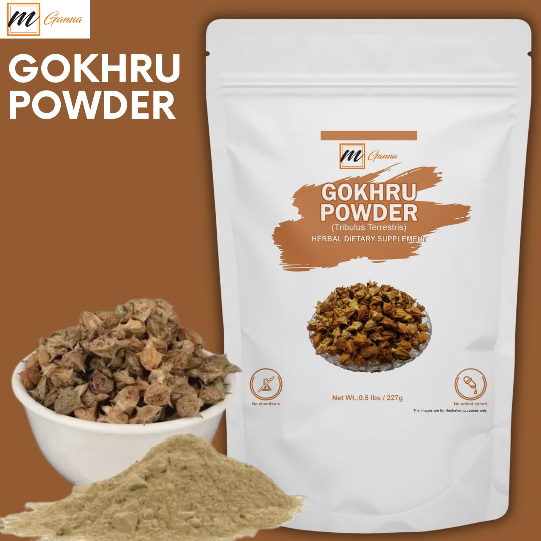mGanna Gokhru/Tribulus Terrestris Powder, 3.5 Ounce