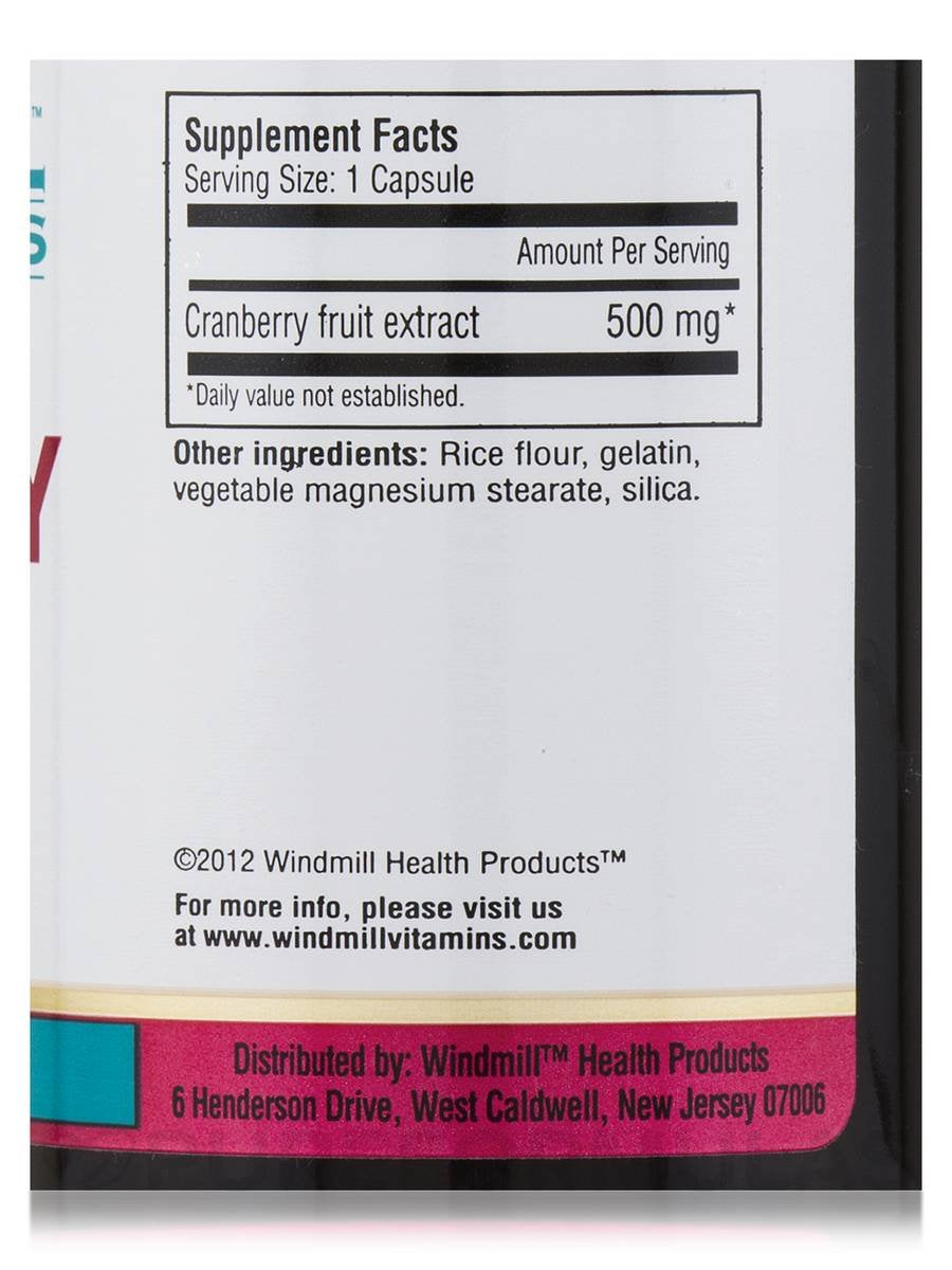 Windmill Cran-Max Cranberry Extract Capsules 30 Count