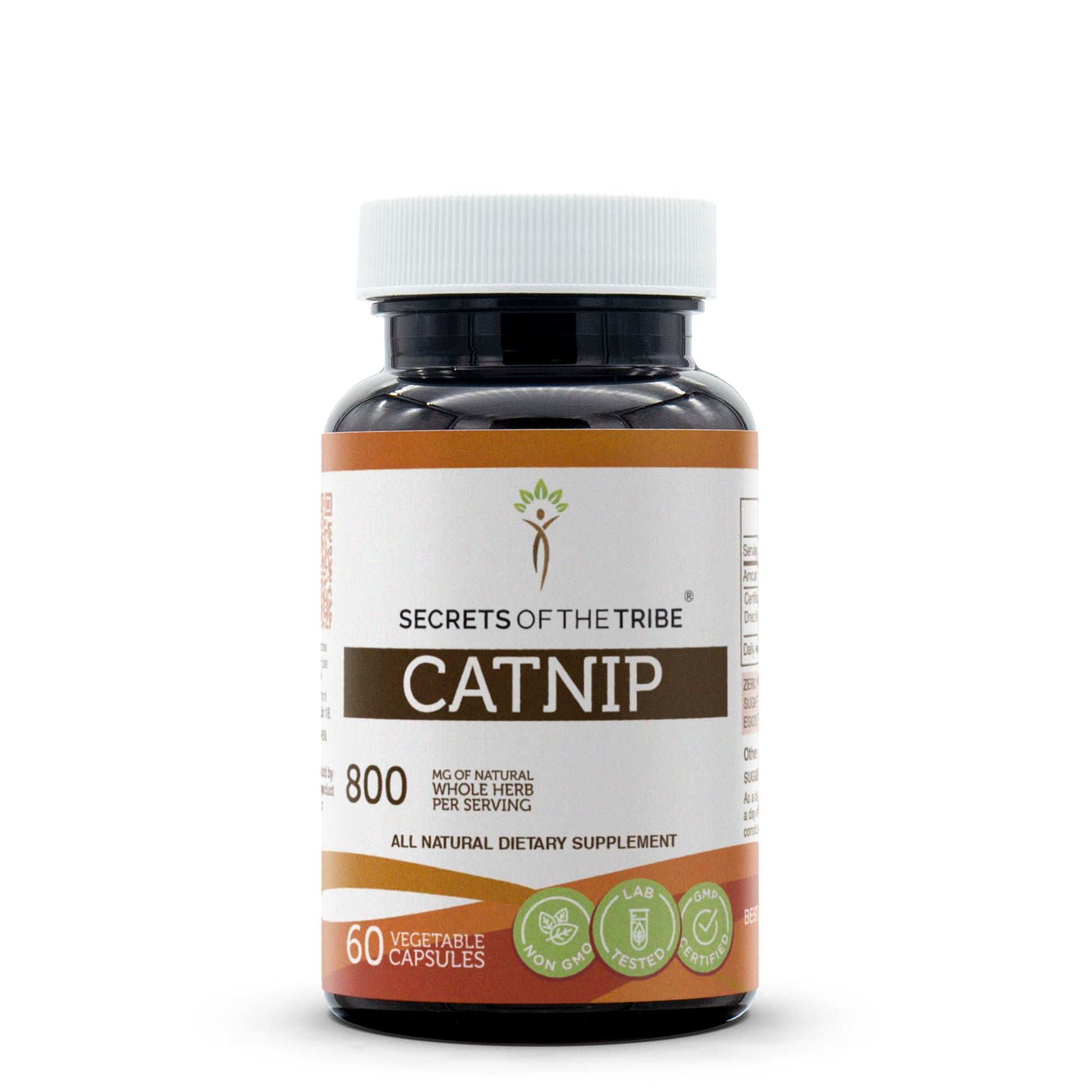 Secrets of the Tribe Catnip 800 mg Capsules, 60 Count
