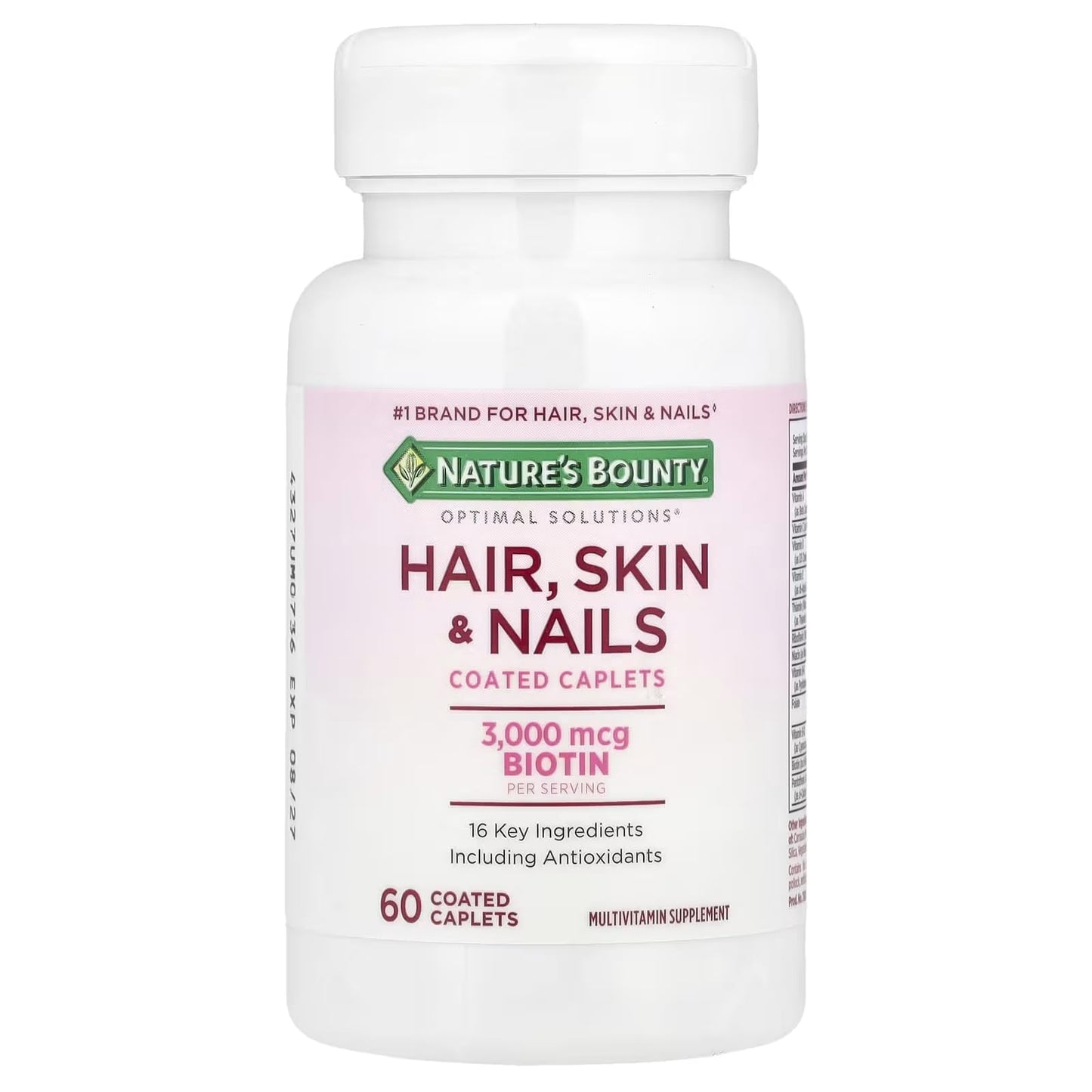 Nature's Bounty Hair, Skin & Nails Capsules, 60 Count