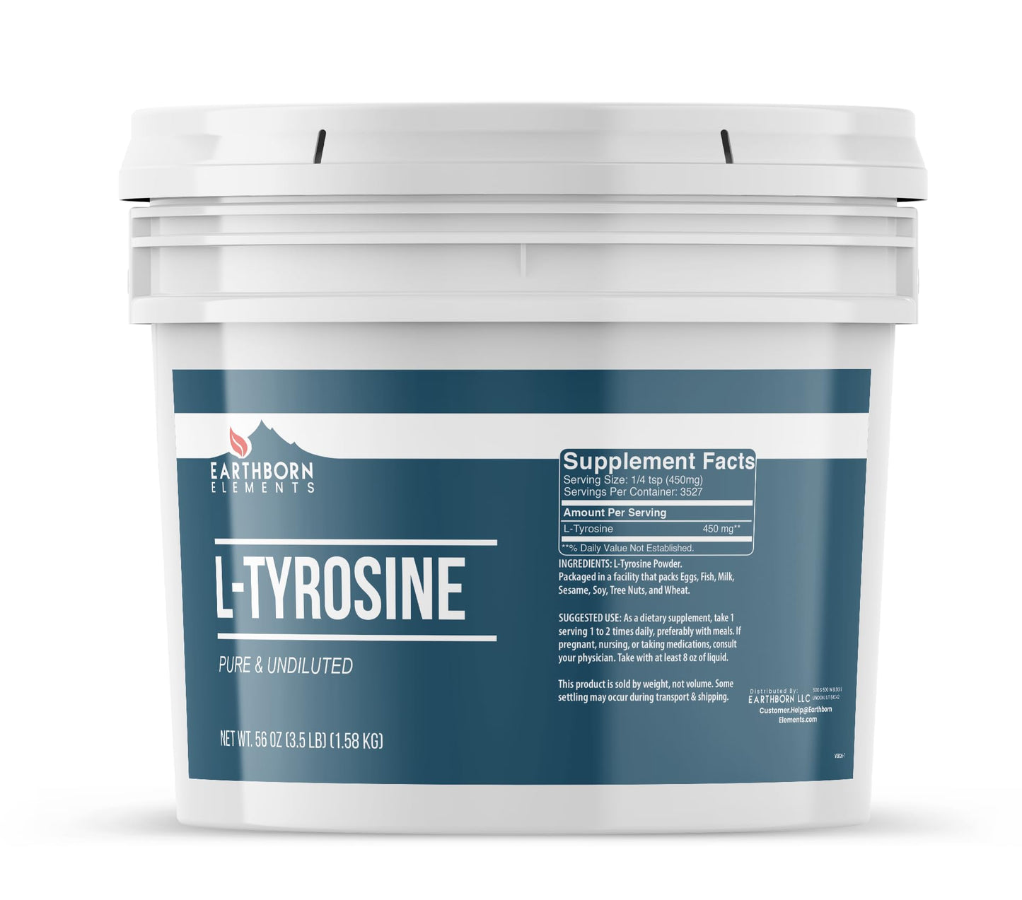 Earthborn Elements L-Tyrosine Powder 56