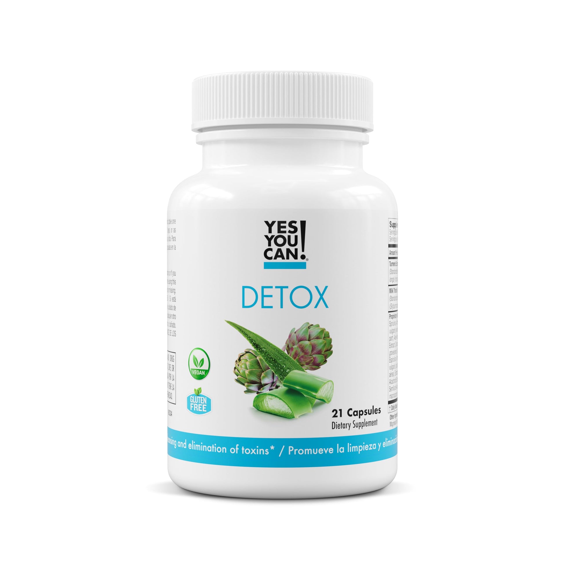 Yes You Can! Natural Detox Pills Capsule, 21 Count