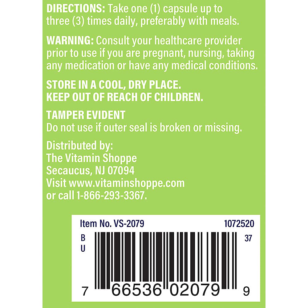 The Vitamin Shoppe Milk Thistle 70MG - Liver Health Support, Detoxification & Antioxidant Protection, Capsules, 100