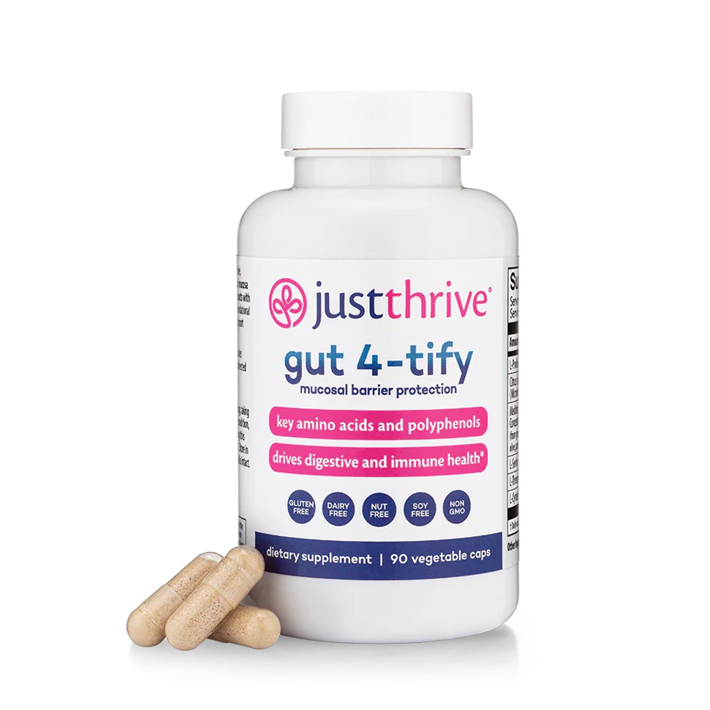 Just Thrive Gut 4-tify Gut Health Supplement for Bloating & Digestion Capsule 90 Capsules