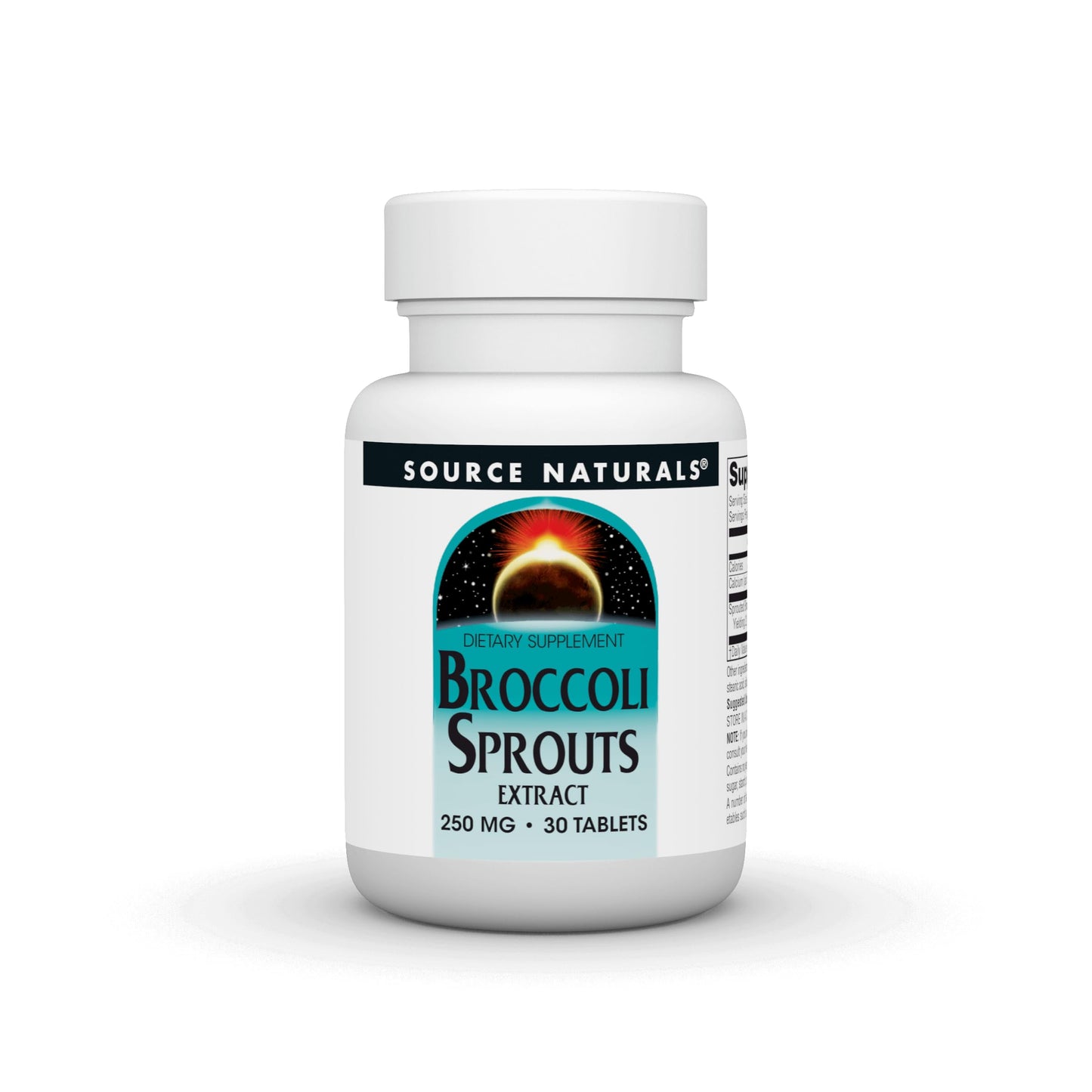 Source Naturals Broccoli Sprouts Extract, 250 mg Tablets, 30 Count