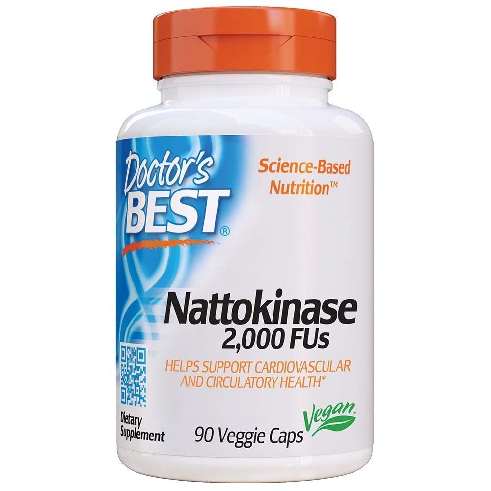 Doctor's BEST Nattokinase 2000 FU Vegetarian Capsules, 90 Capsules