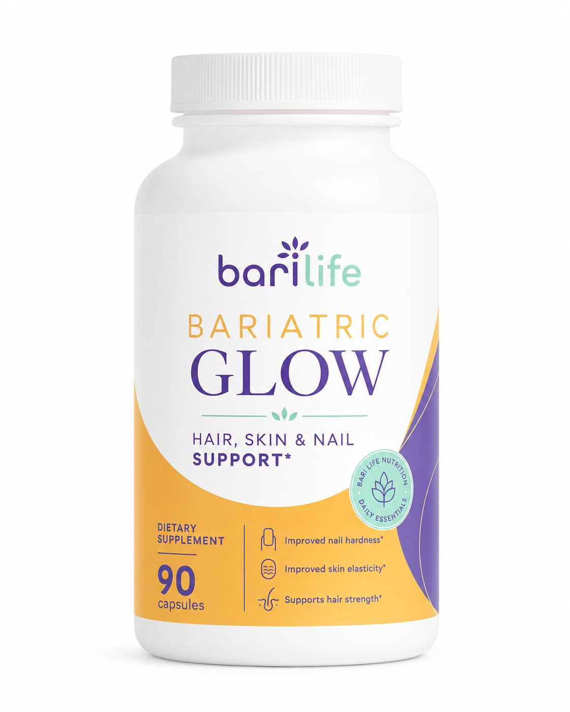 TINDEDLY Bariatric Glow Hair Skin & Nails Capsule 60 Count