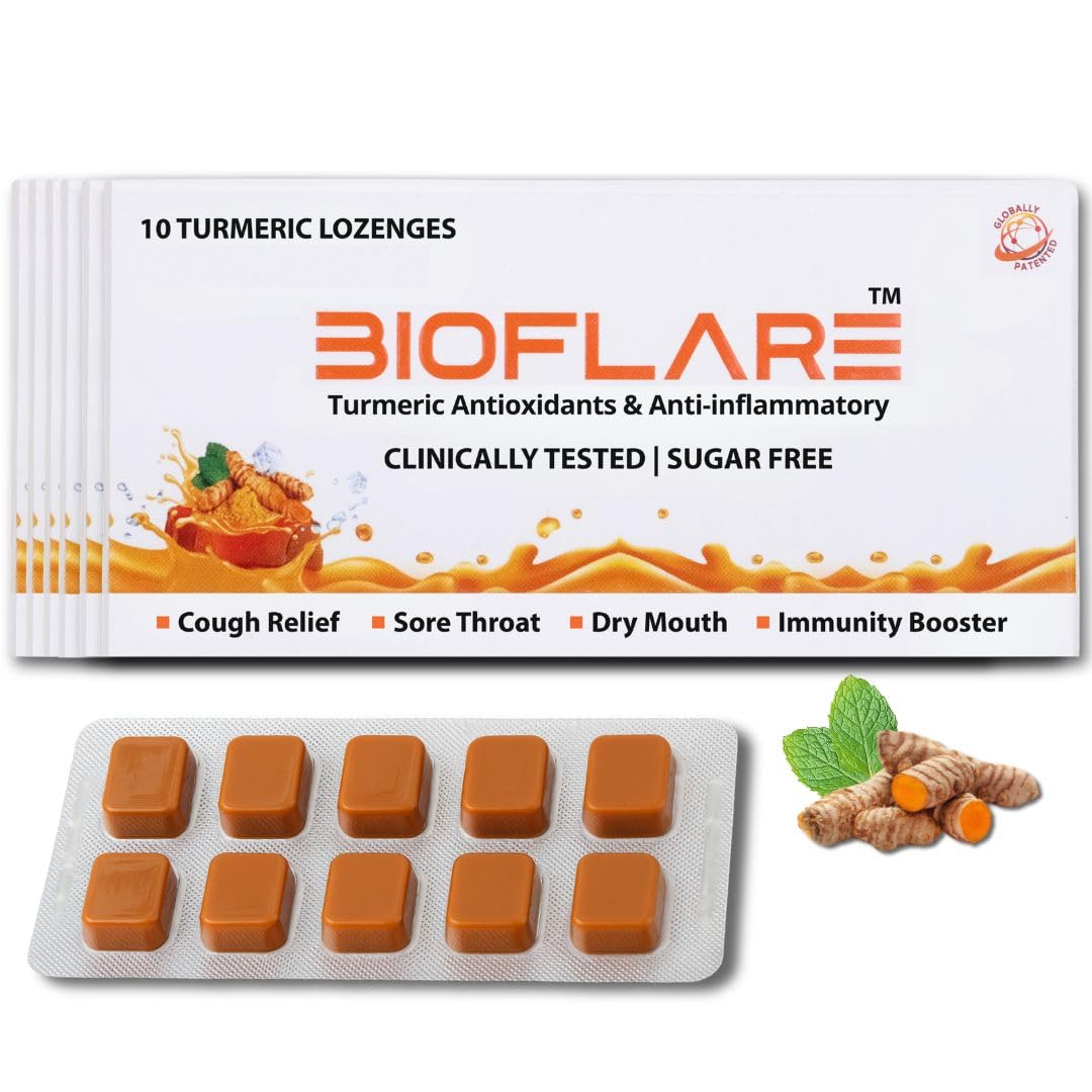 BIOFLARE Turmeric Lozenges 60 Count