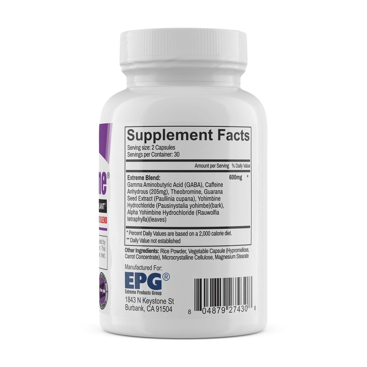 EPG EXTREME PRODUCTS GROUP Oxy Xtreme 60 Veggie Capsules