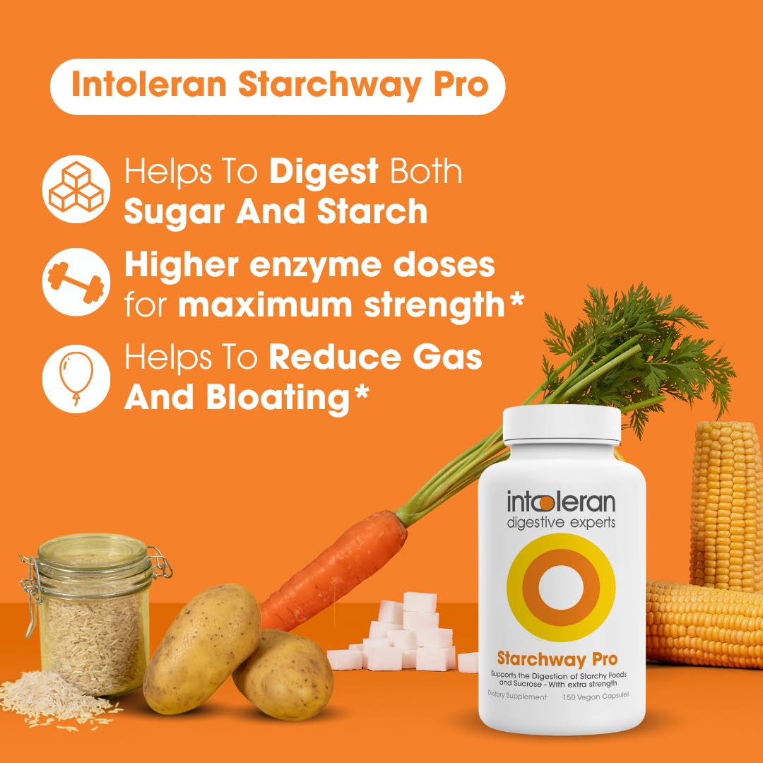 Intoleran Starchway Pro Digestive Enzymes 150 Capsules