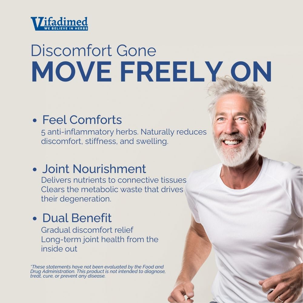 VIFADIMED Joint Support for Men and Women Capsules, 90 Count