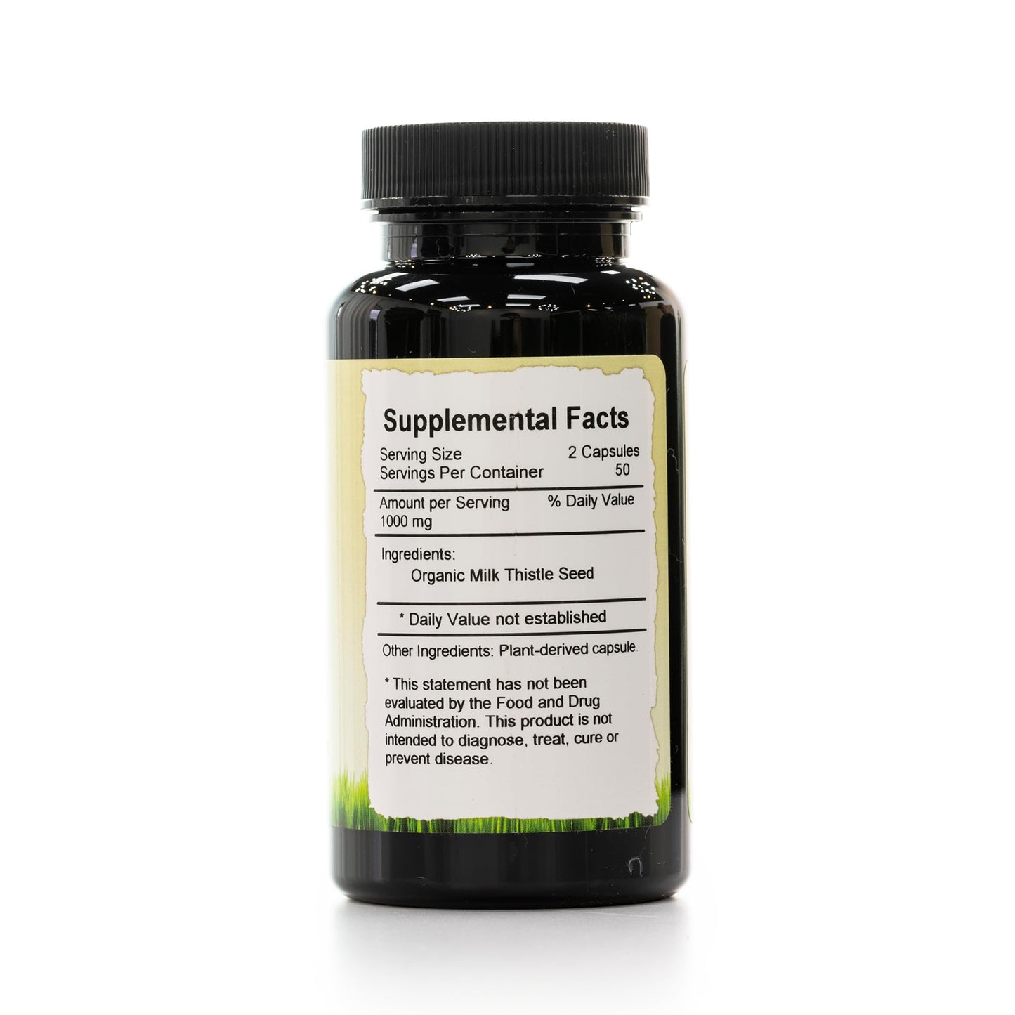 Wholistic Botanicals Milk Thistle Seed Capsules, 1 Count