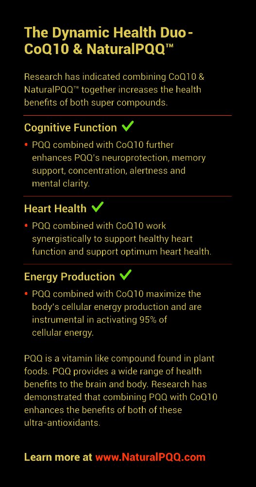 Extreme V, Inc CoQ10 QQ CoQ10 with Natural PQQ Vegetarian Softgels, 30 Count