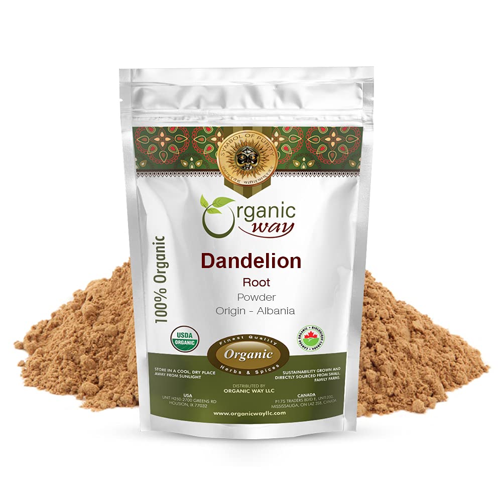 Organic Way Dandelion Root Powder 8 oz