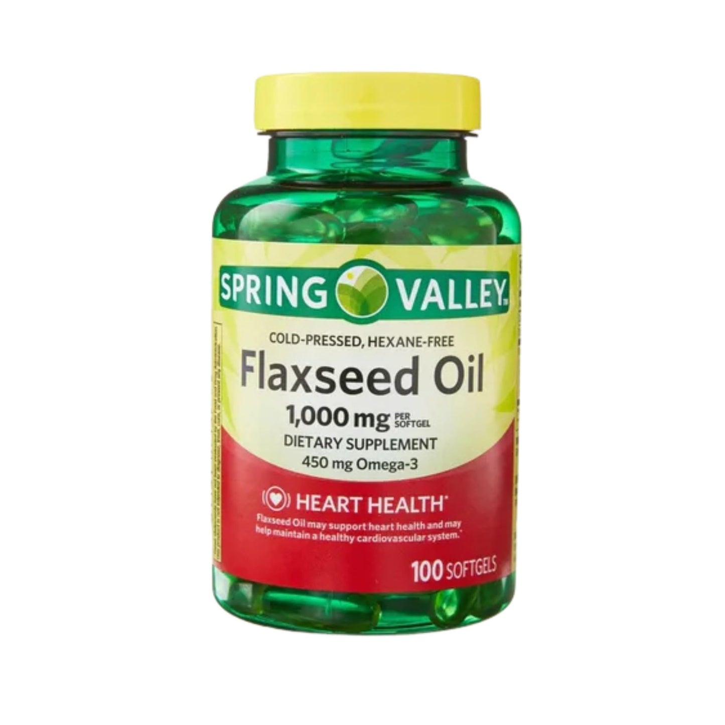 Unique Bundle Store Flaxseed Oil 1000mg Softgels, 100 Count