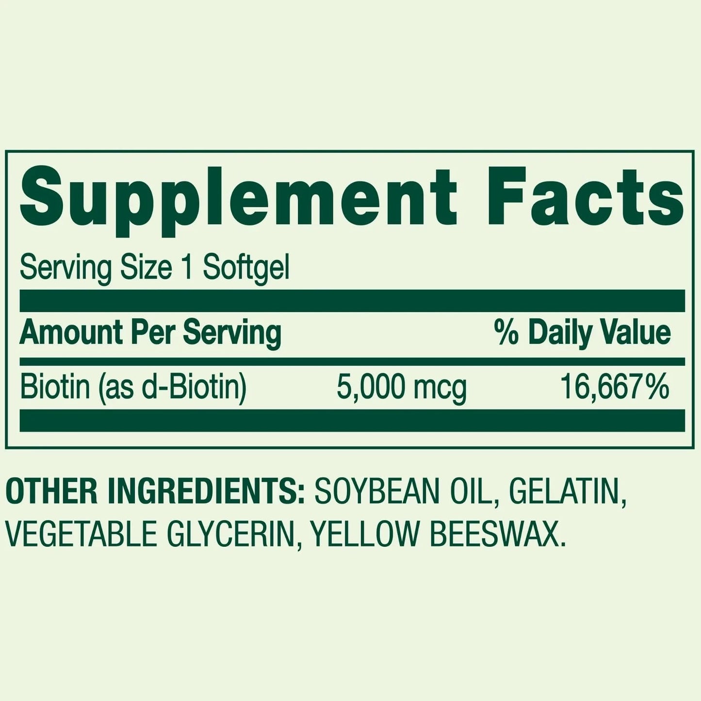 NEWCHEERS Biotin 5000 mcg Softgels, 240 Count
