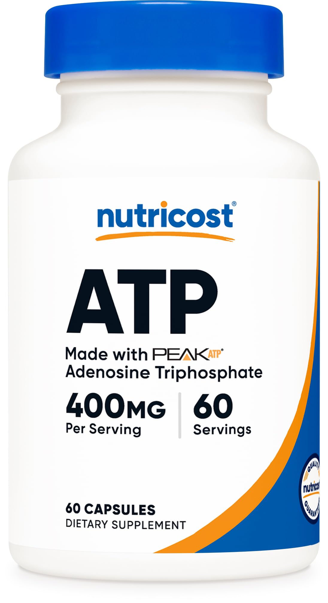 Nutricost ATP Supplement (400mg) 60 Capsules