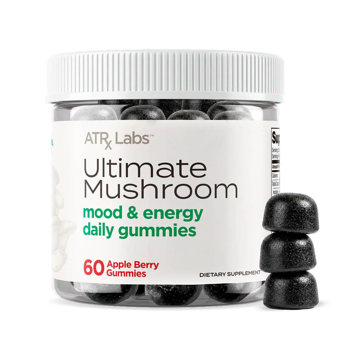 ATRx Labs Ultimate Mushroom Daily Gummies 60 Count