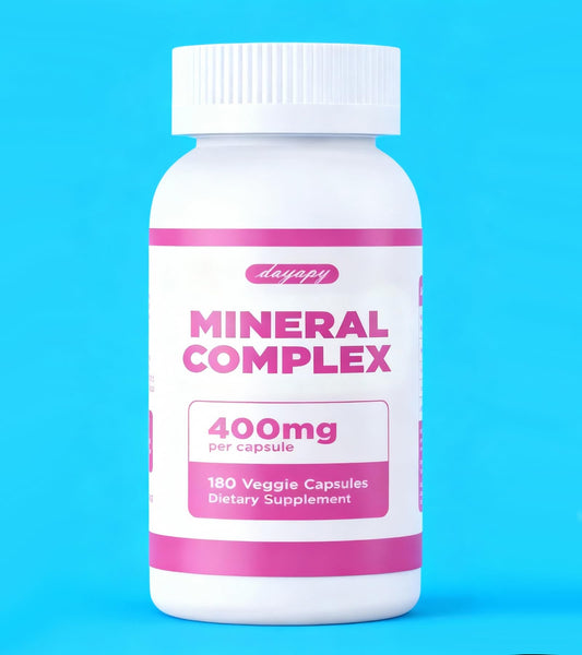 DAYAPY Magnesium Mineral Supplements 400mg Capsules, 180 Capsules