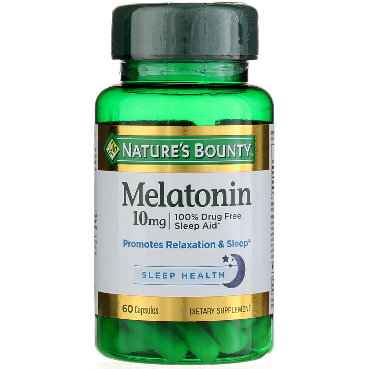 Nature's Bounty Melatonin 10mg Capsules, 240 Count