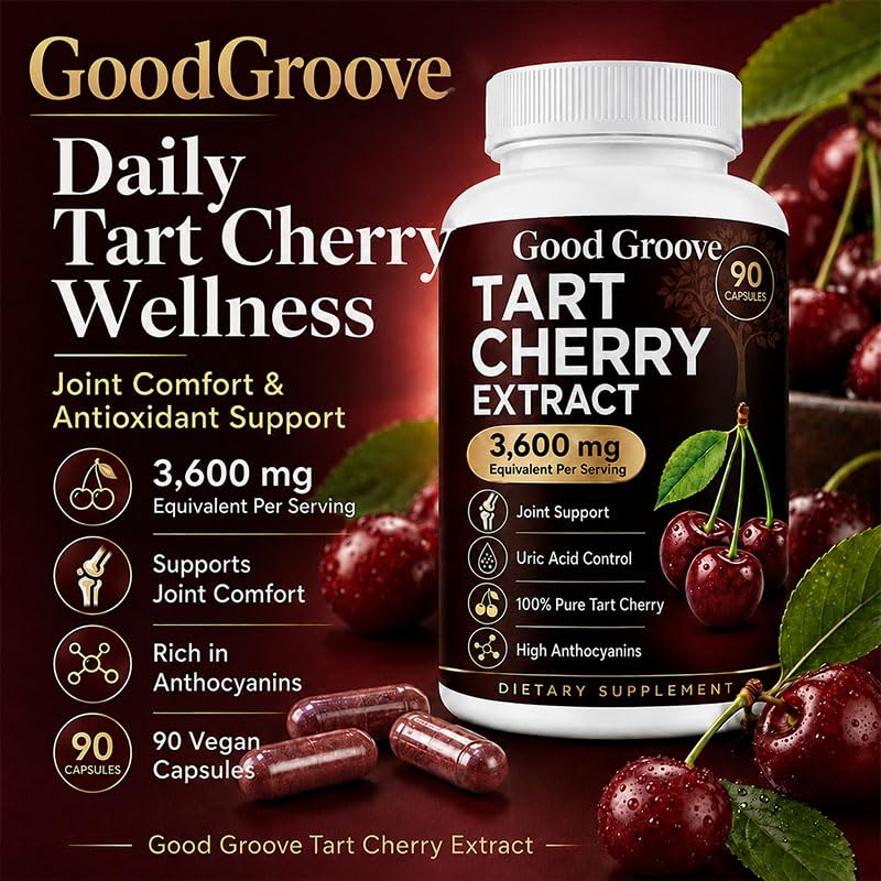 Petalsmooth Good Groove Tart Cherry Extract Softgel 1 Count