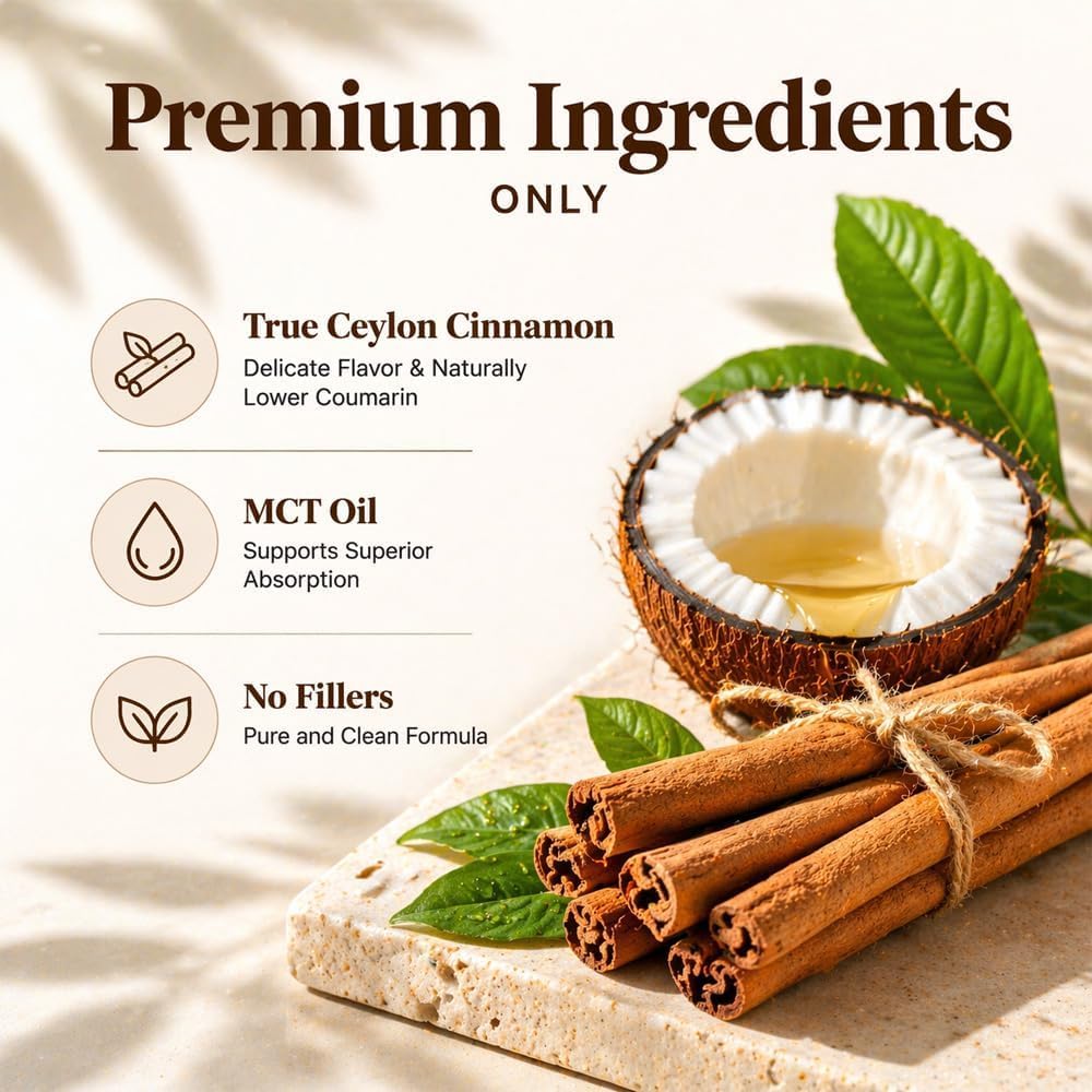 DRECILOR Metabolae Ceylon Cinnamon with MCT Oil Softgels 300