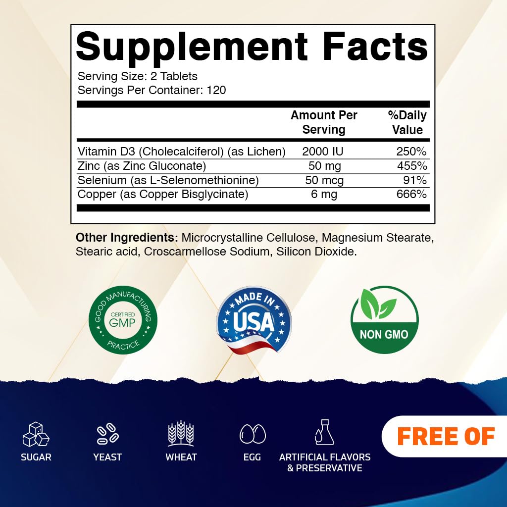 Vitamatic Copper Bisglycinate 6 mg Tablet, 240 Tablets