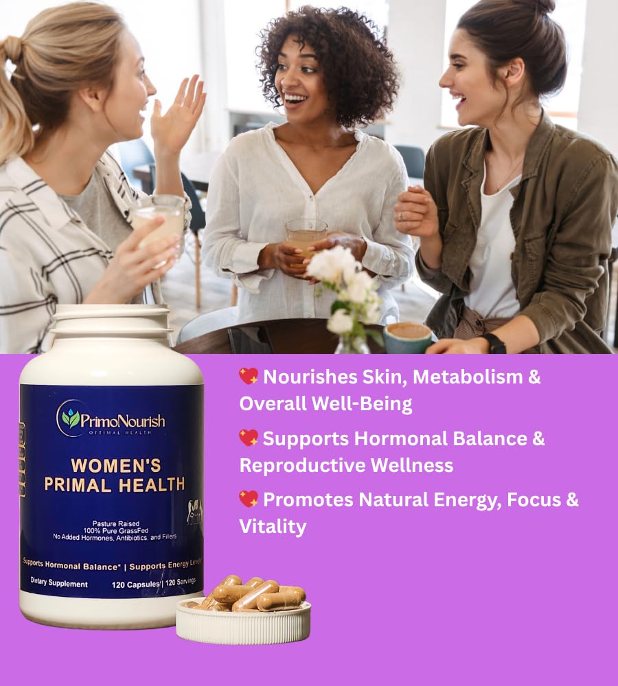 PrimoNourish Grass-Fed Beef Liver Extract Capsules 120