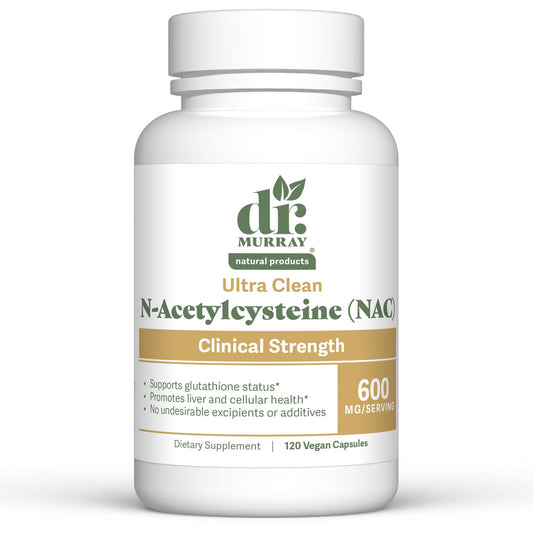 Dr. Murray Natural Products N-Acetylcysteine (NAC) 600 mg Capsules, 120 Count