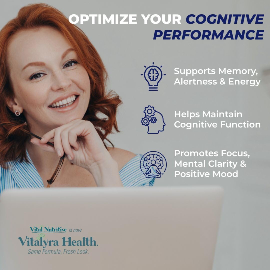 VITAL NUTRITIVE Nootropic 12in1 Brain Supplement for Memory, Focus & Energy 30 Capsules