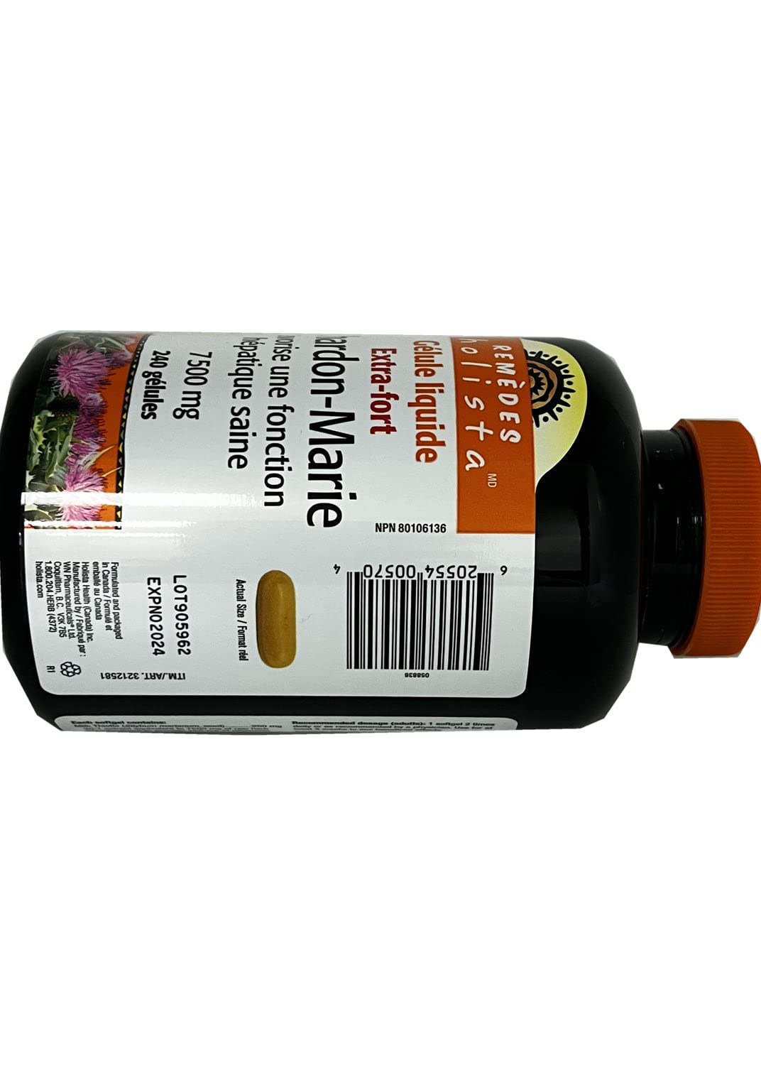 Decatela Holista Extra Strength Milk Thistle 250 mg Softgel 1 Count