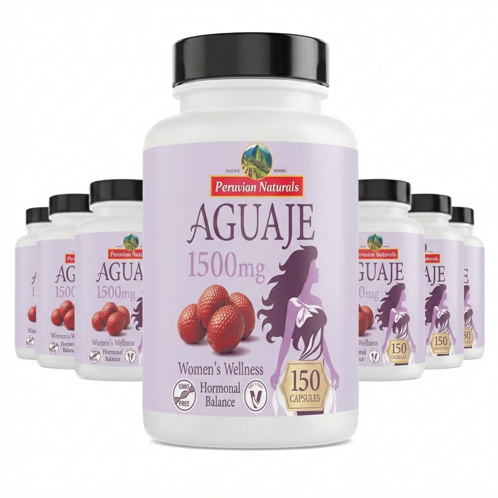 Peruvian Naturals Aguaje Capsules for Women 1800 Capsules