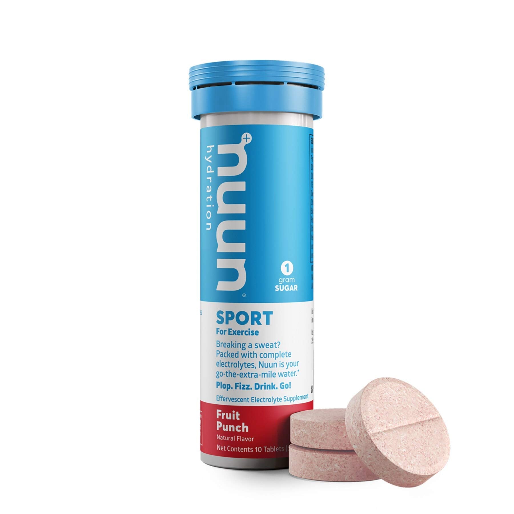 Nuun Bev Tube Fruit Punch Tablets 10