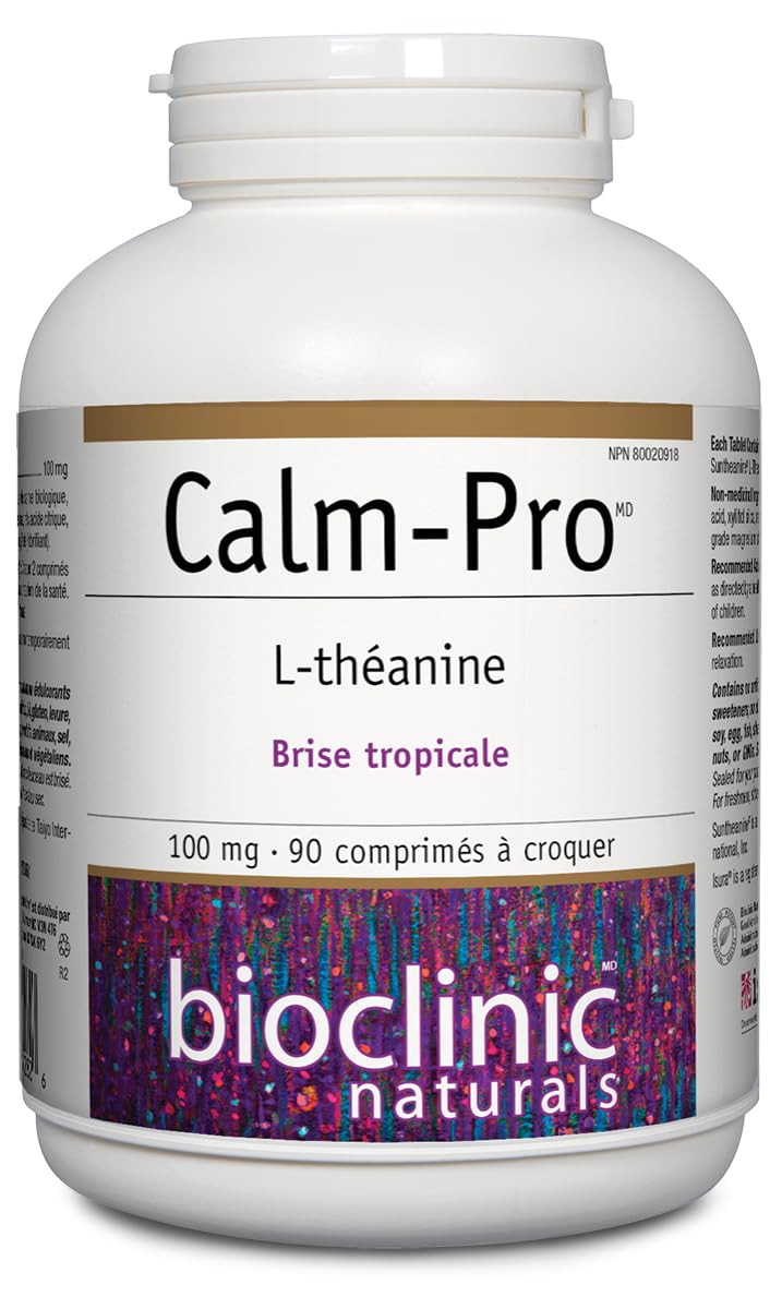 Bioclinic Naturals Calm Pro Chewable Tablet, 90 Count