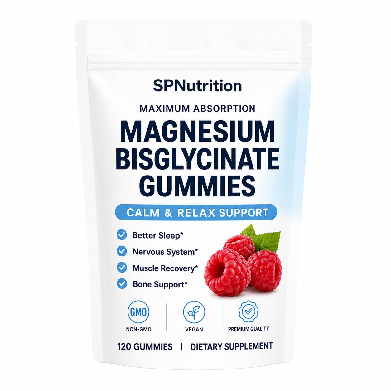 SPNutrition Gummies Magnesium Bisglycinate 400mg Gummies, 1 Bottle
